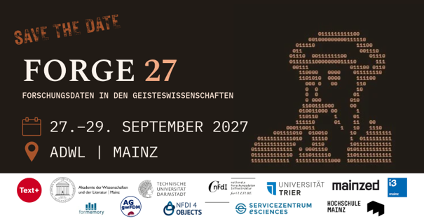 Save-the-Date-Grafik der FORGE 27