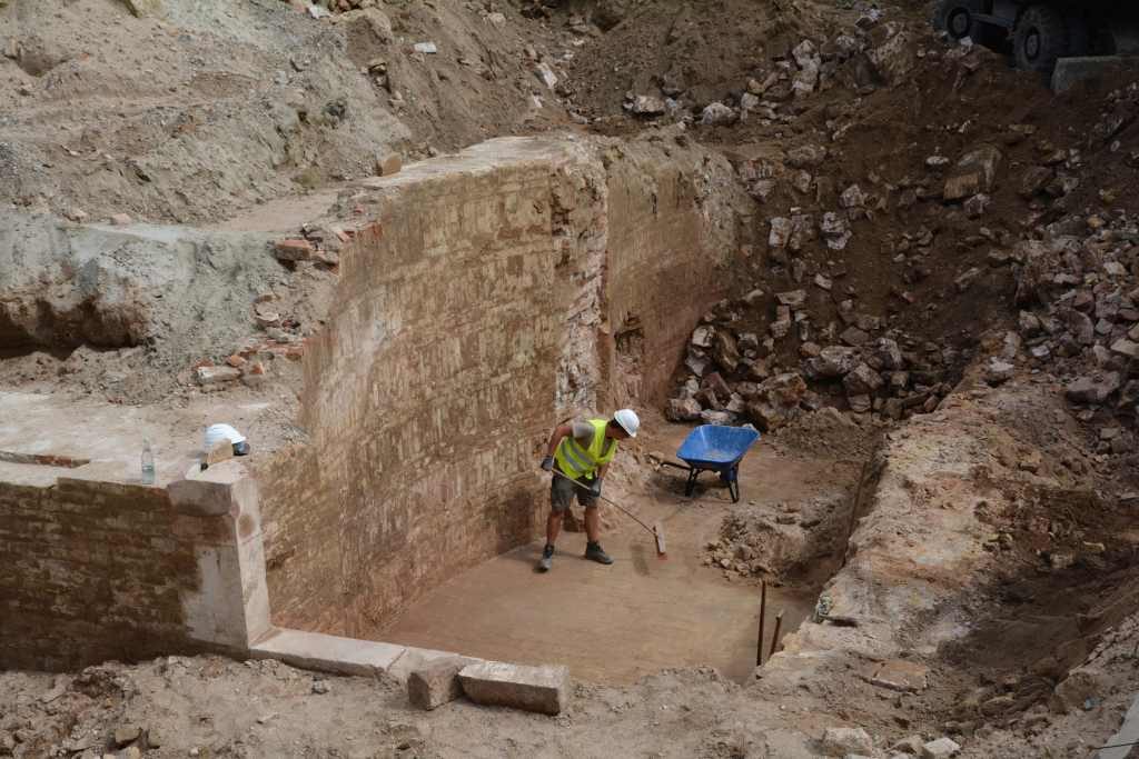 Erhaltene archäologische Strukturen