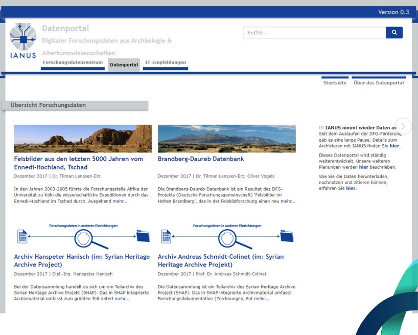 IANUS Datenportal