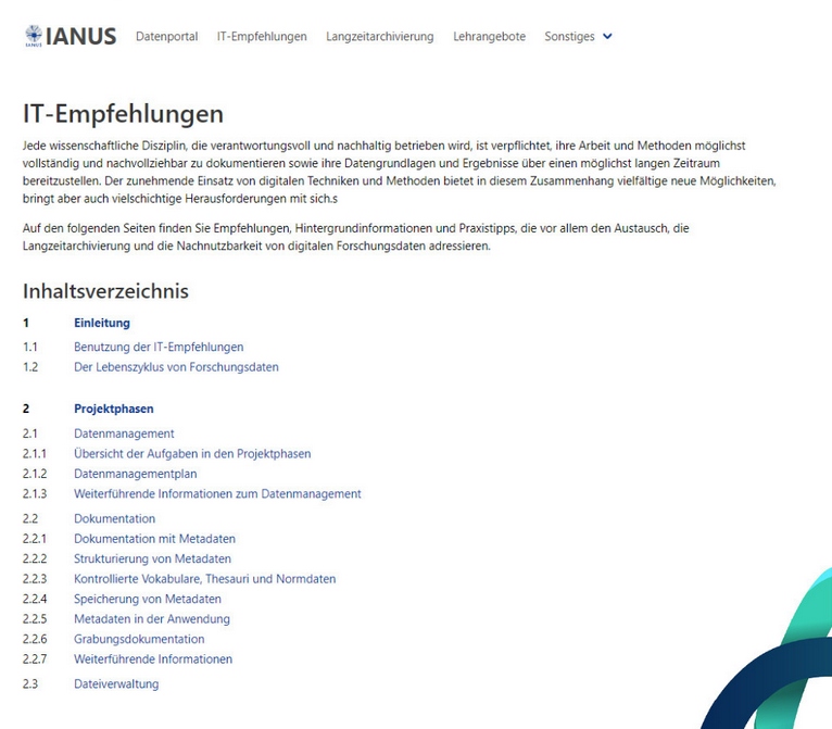 IANUS IT-Empfehlungen