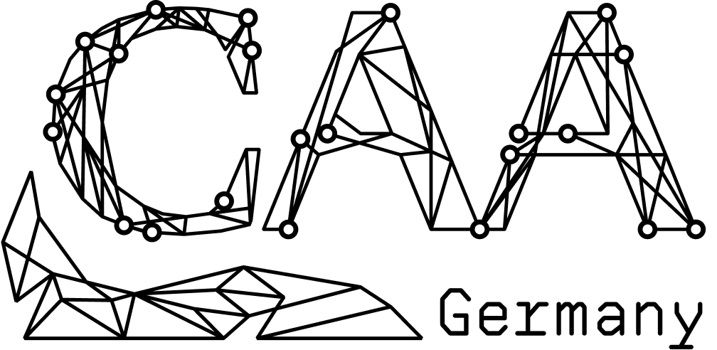 Computer Anwendungen & Quantitative Methoden in der Archäologie e.V. Logo