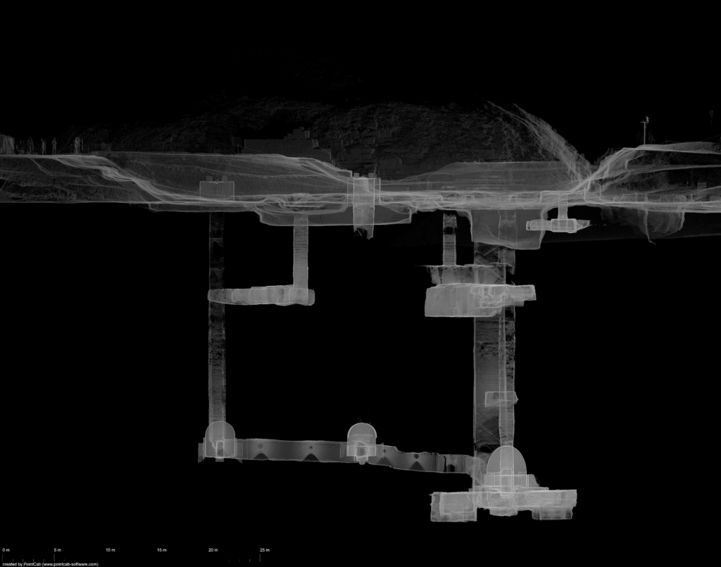 Modell eines terrestrischen Laserscanners