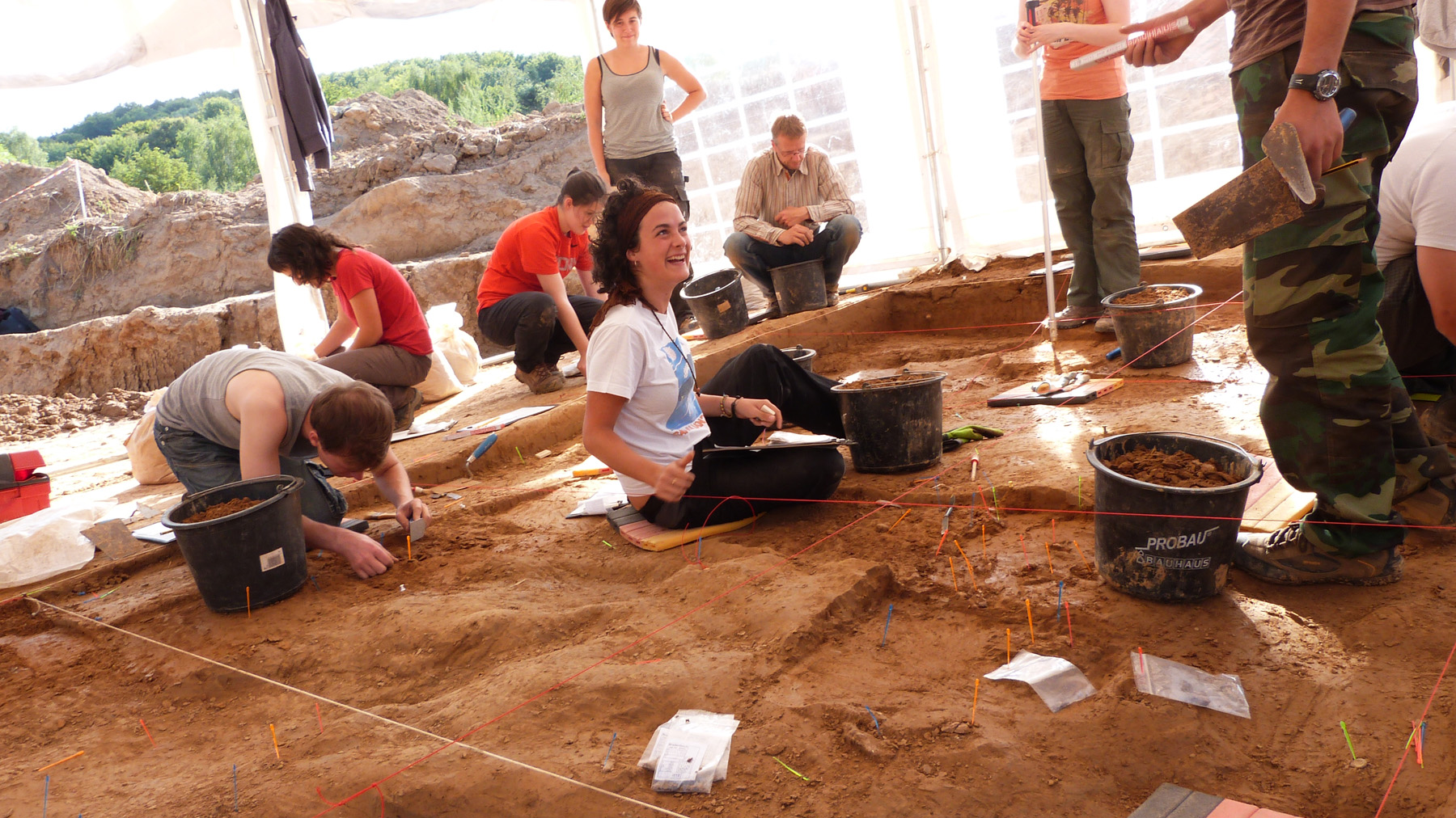 Archaeological excavation of the Roman-Germanic Central Museum in Breitenbach. Foto: RGZM Mainz / Tim Matthies
